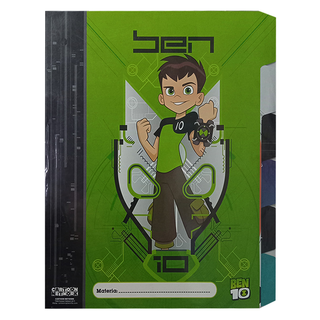  SEPARADOR N3 UTILOF CARTULINA 6  POSICIONES BEN 10