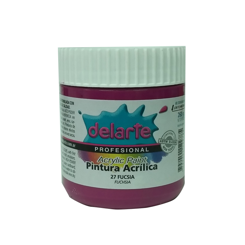 ACRILICO DELARTE 260CC FUCSIA