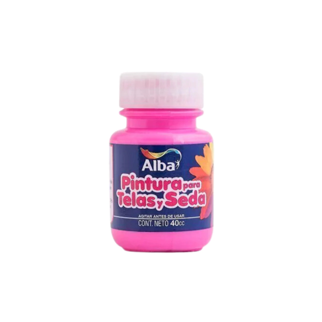  PINTURA TELA ALBA 40ML ROSA INTENSO