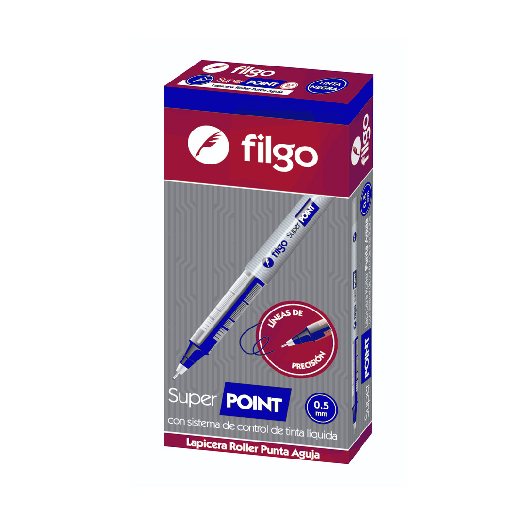  ROLLER FILGO SUPER POINT 0.7 AZUL X12