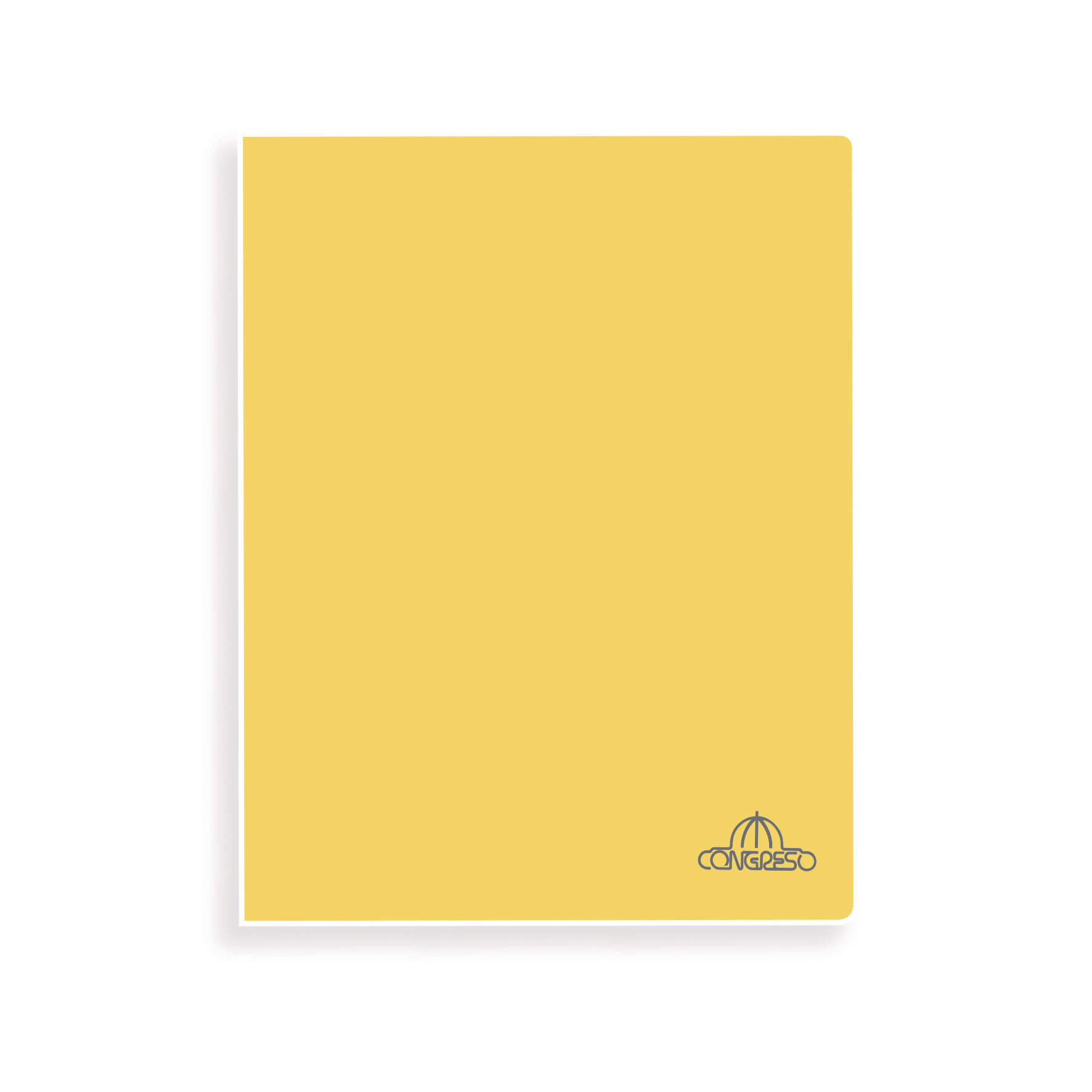  CARPETA CARATULA CONGRESO A4 170GR  AMARILLA X100