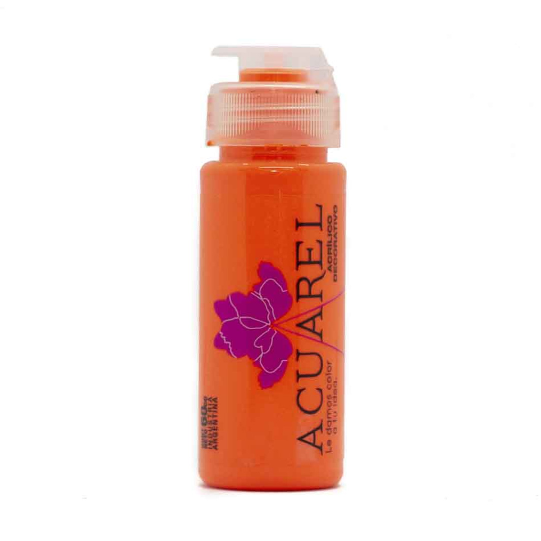  ACRILICO ACUAREL FLUO 60 CC NARANJA X12