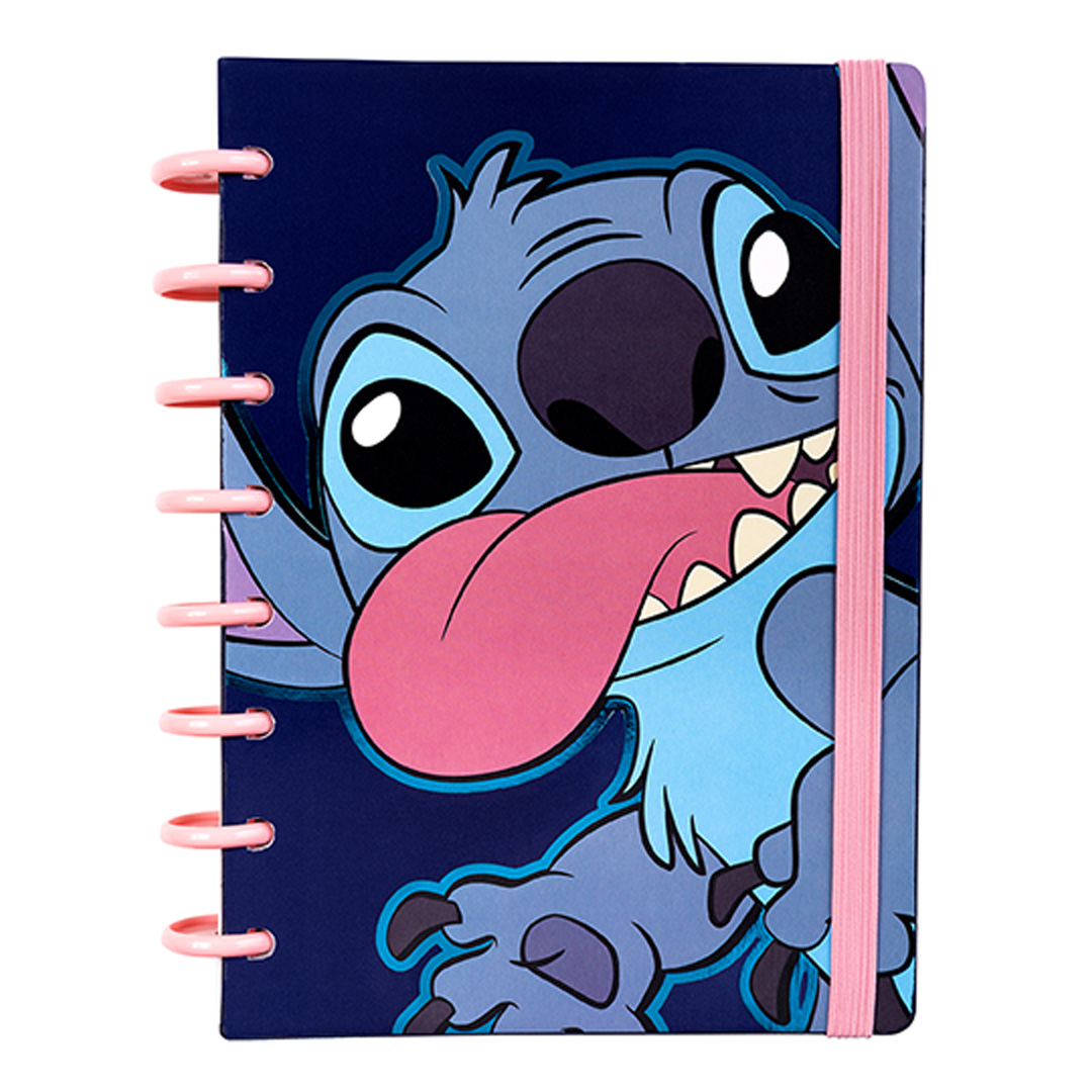  CUADERNO MOOVING LOOP A5 A DISCOS  STITCH