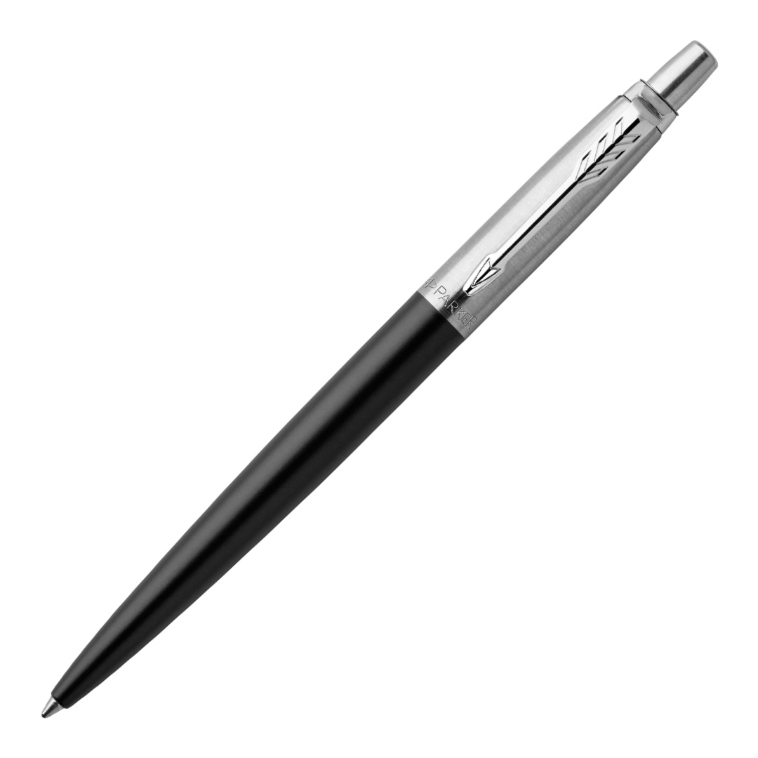  BOLIGRAFO PARKER JOTTER NEGRO BOND  STREET CLIP PLATA