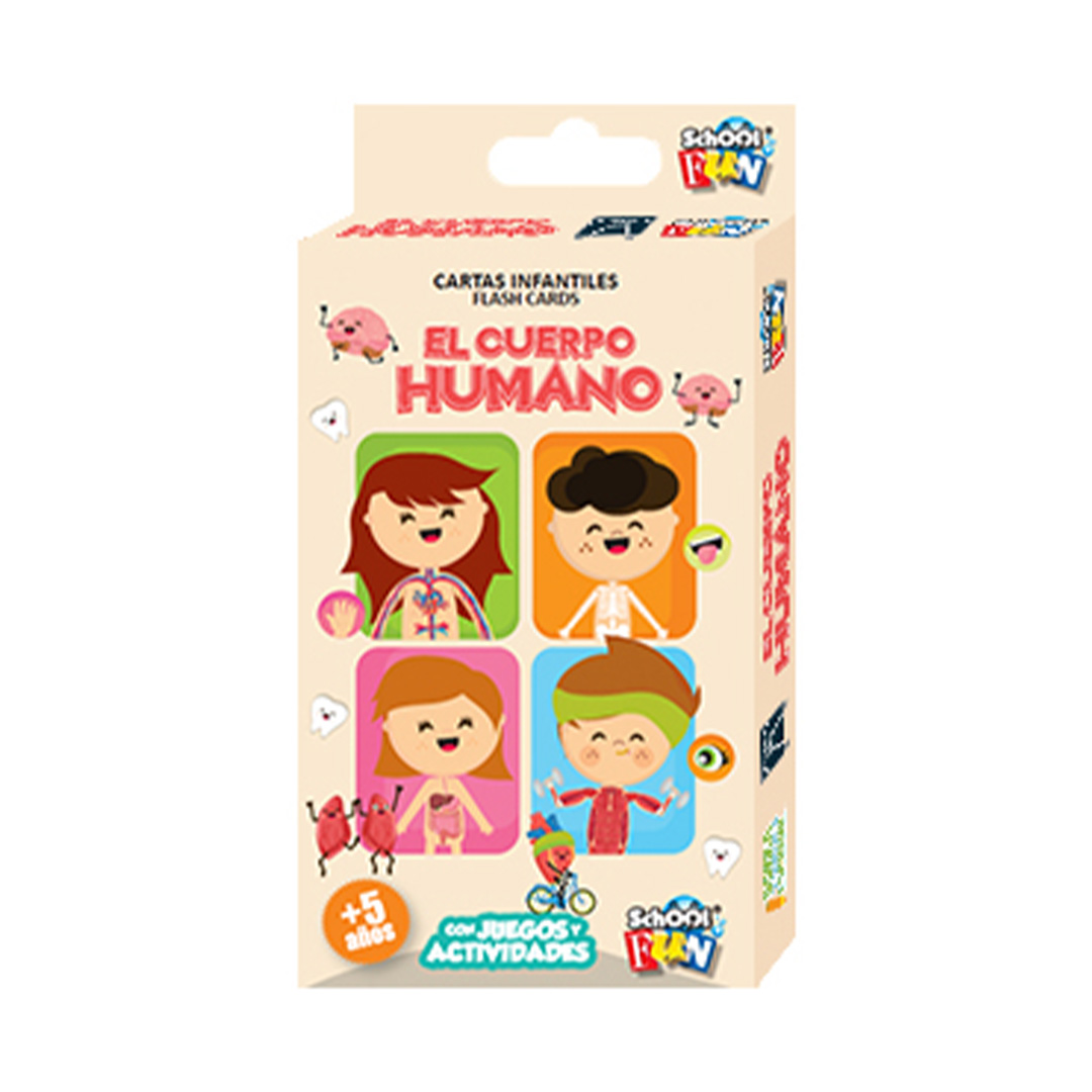  CARTAS EDUCATIVAS PLOW EL CUERPO HUMANO