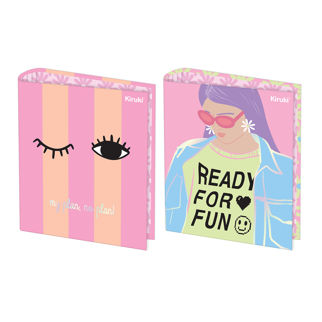  CARPETA A4 2X40 KIRUKI FASHION GIRL