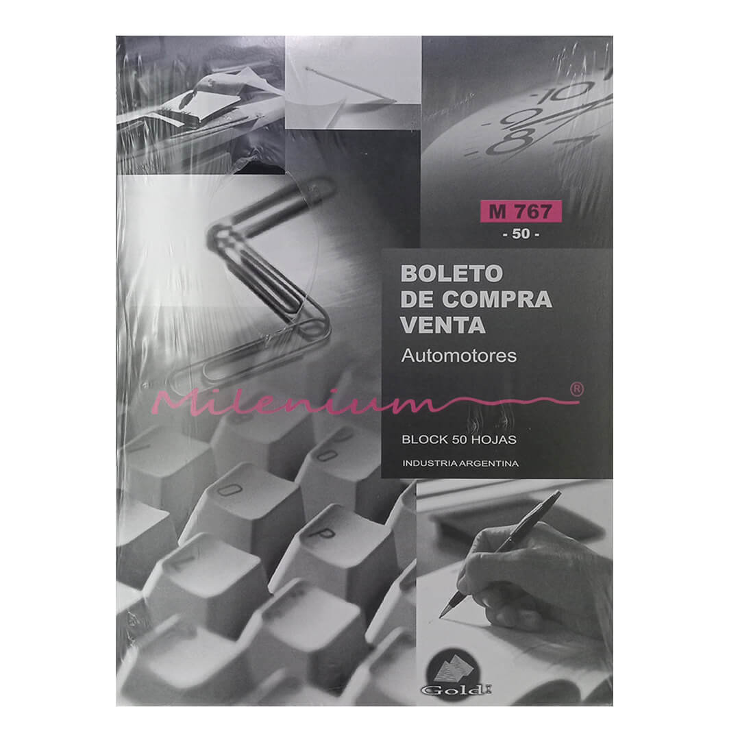  TALON CRISWAL CARTA COMPRAVENTA  AUTOMOTOR CONTADO 50 HOJAS