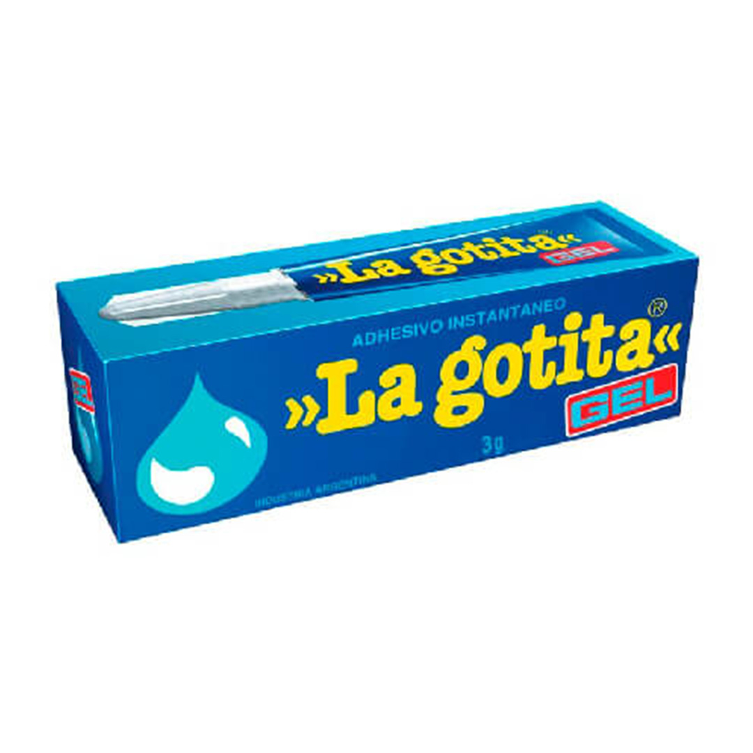  ADHESIVO INSTANTANEO LA GOTITA GEL 3 ML TIRA X