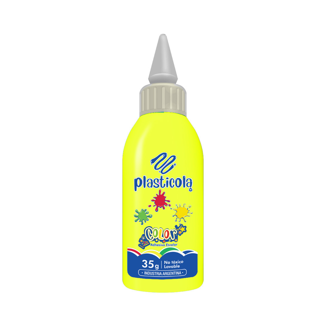  ADHESIVO FLUO PLASTICOLA 40GR AMARILLO