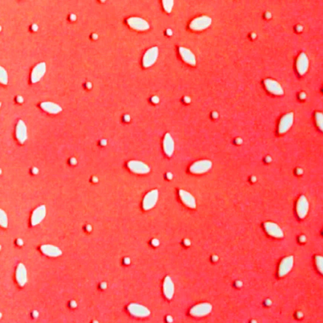 GOMA EVA CALADA ASB FLOR 2 40X60 X10  ROJO