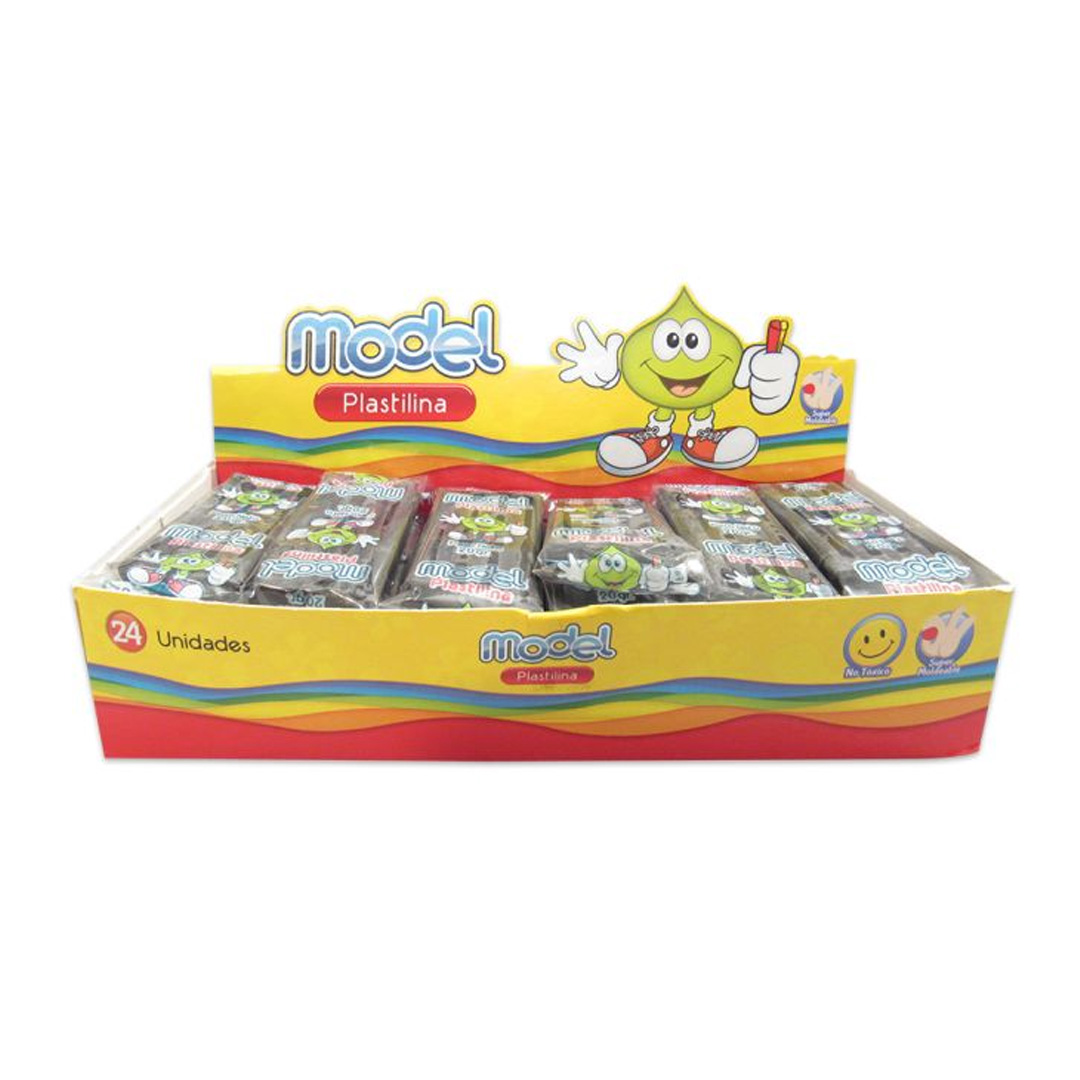  PLASTILINA MODEL X24 BARRAS VERDE