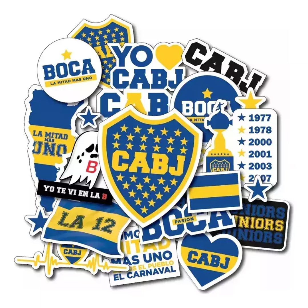  PLANCHA STICKERS ST015 BOCA X5