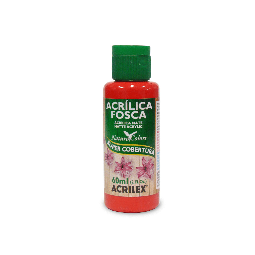  ACRILICA MATE ACRILEX 60ML ROJO
