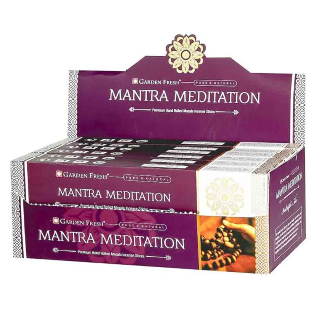  SAHUMERIO GARDEN FRESH 15G X12 LA  MEDITACION MANTRA