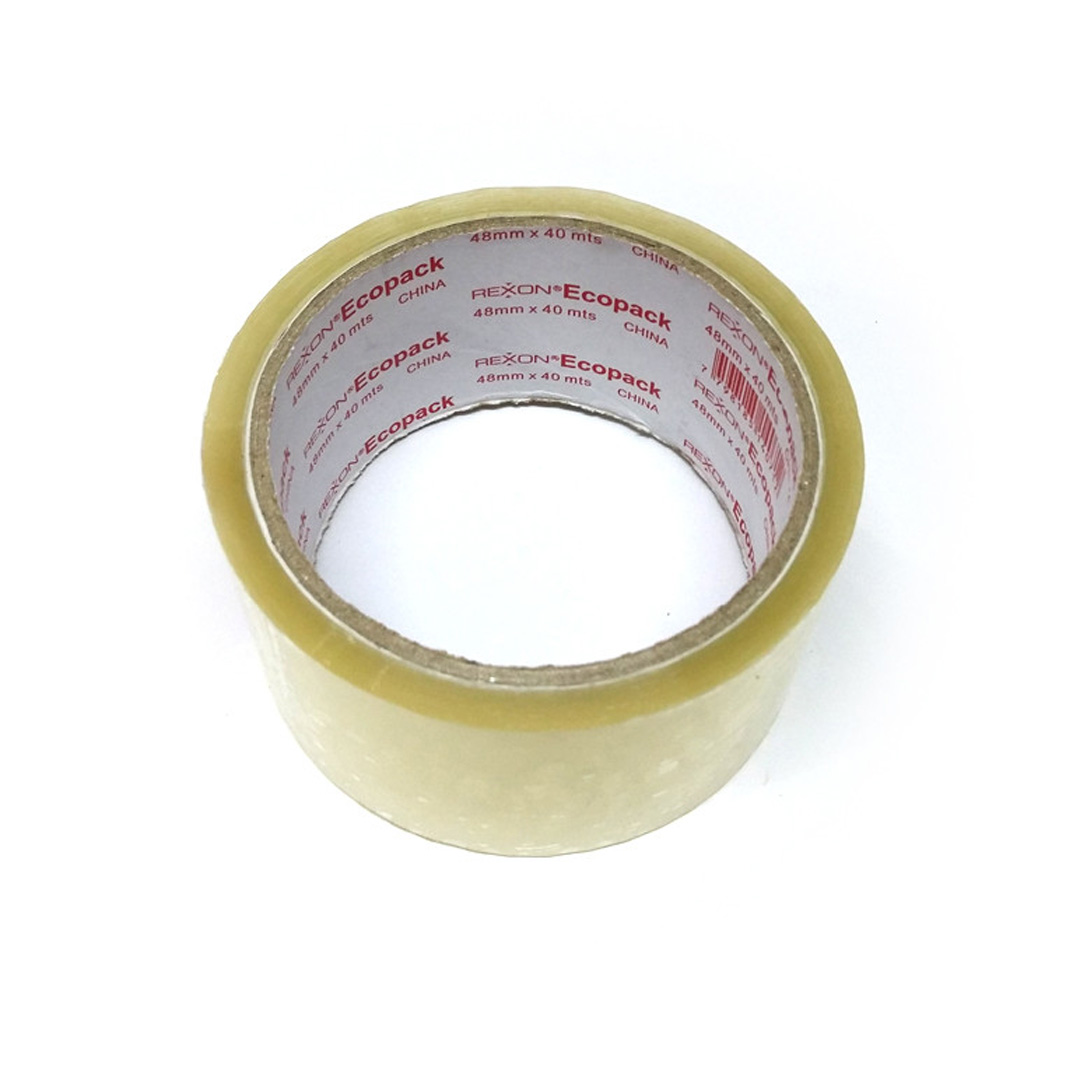  CINTA EMBALAR REXON 48X40M PACK X6 TRANSPARENTE