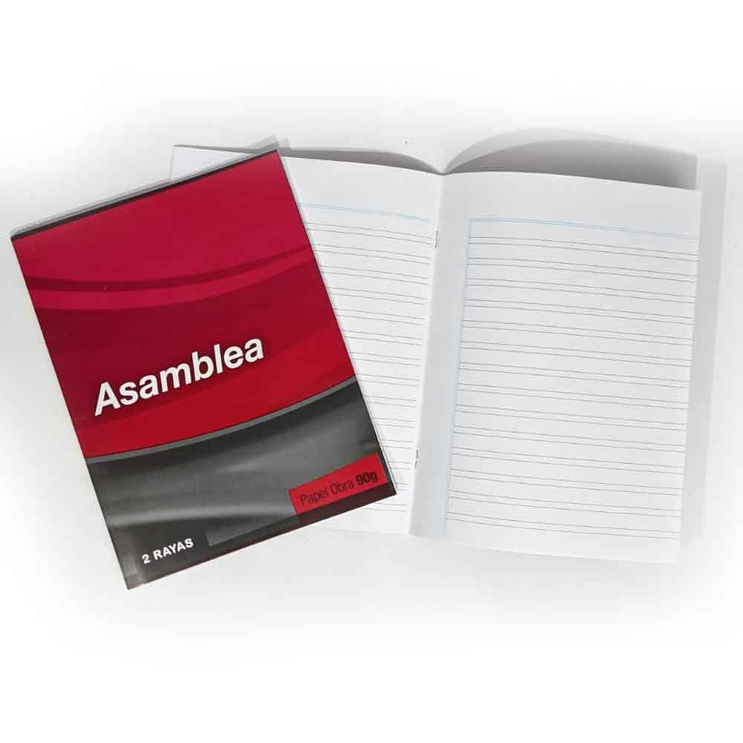  CUADERNO CALIGRAFIA ASAMBLEA RAYADO X 24  HOJAS
