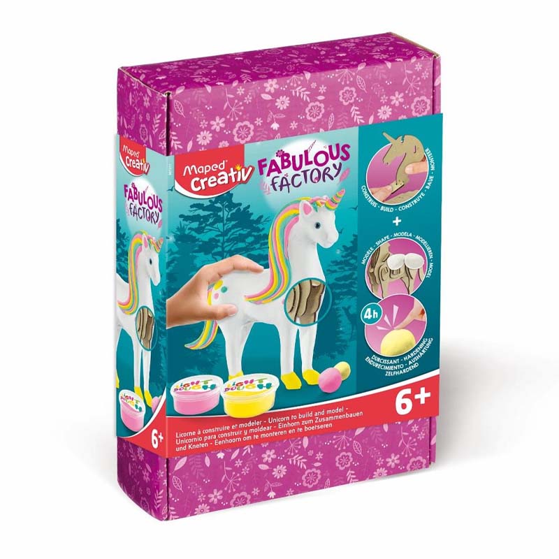  MASA MODELAR MAPED FABRICA ANIMALES  UNICORNIO CREATIV