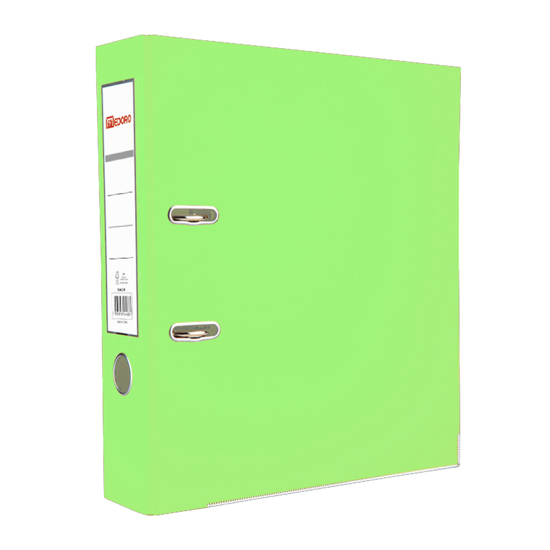  BIBLIORATO A4 MEDORO PLASTICO PALANCAALTA VERDE PASTEL