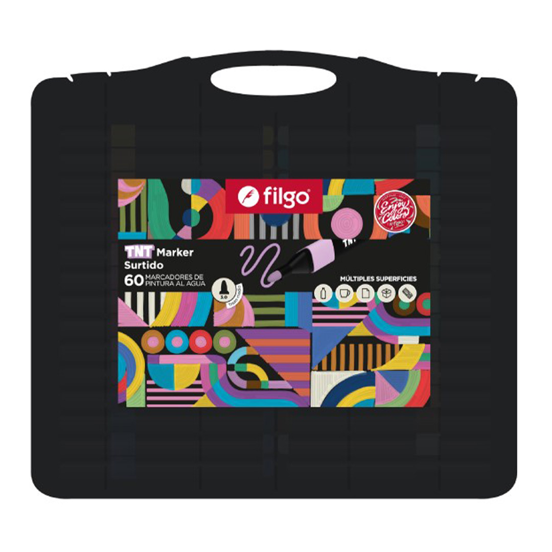  MARCADOR PINTURA FILGO TNT ESTUCHE X60
