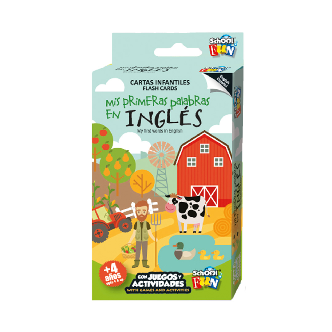  CARTAS EDUCATIVAS PLOW MIS PRIMERAS  PALABRAS EN INGLES