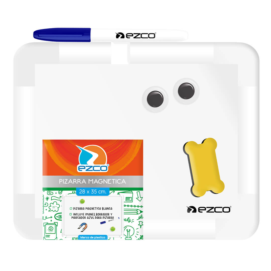  PIZARRA EZCO MAGNETICA BL MARCO PLASTICO  28X35