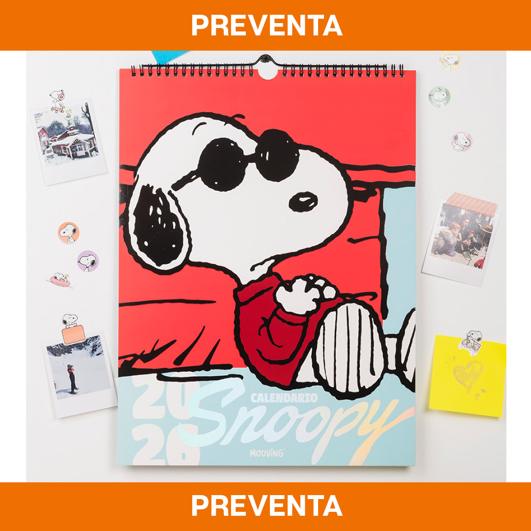  CALENDARIO MOOVING 30X40 SNOOPY