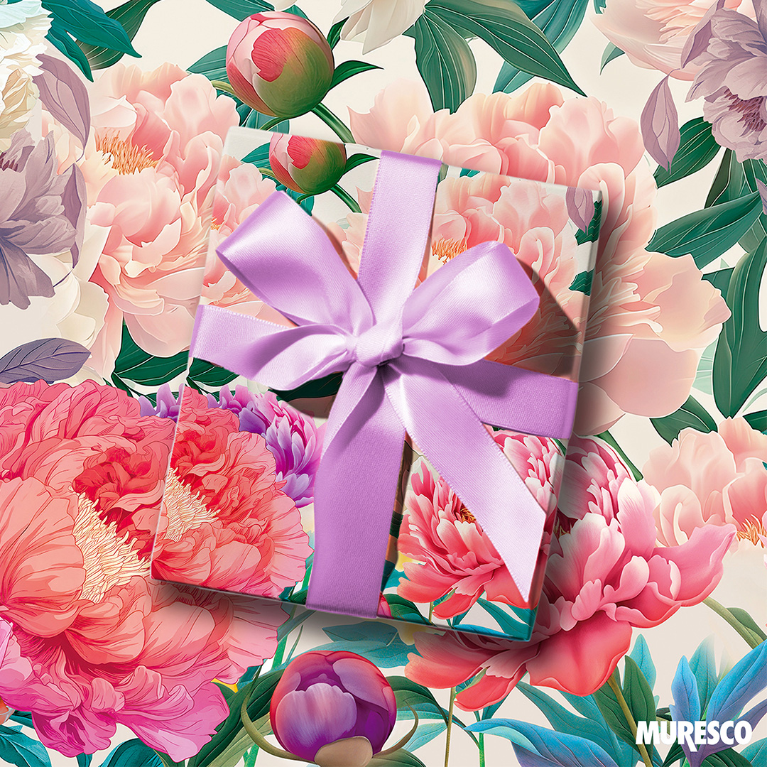  PAPEL REGALO MURESCO PREMIUM JARDIN DE;
SEDA X10 HOJAS