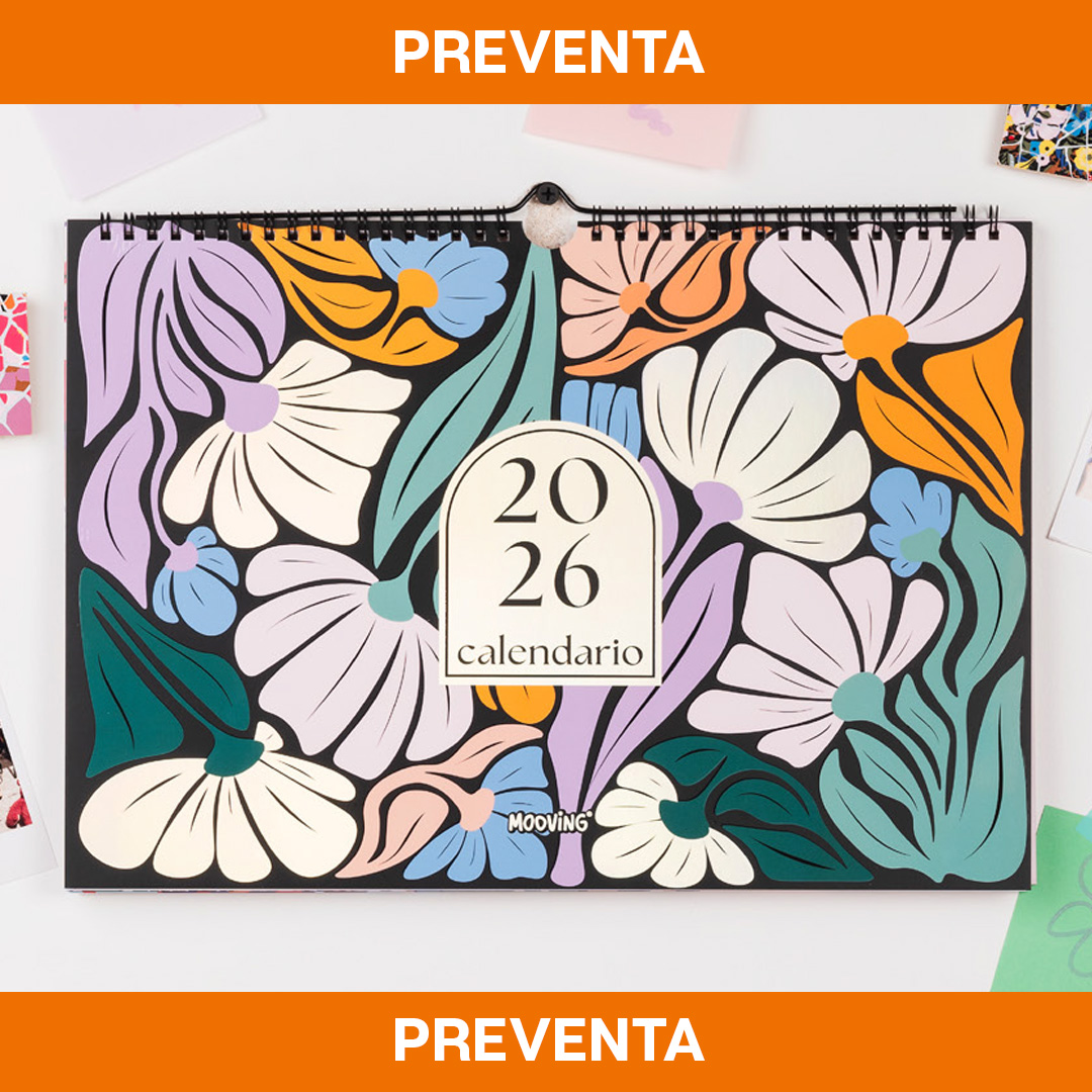  CALENDARIO MOOVING 35X25 FLORAL
