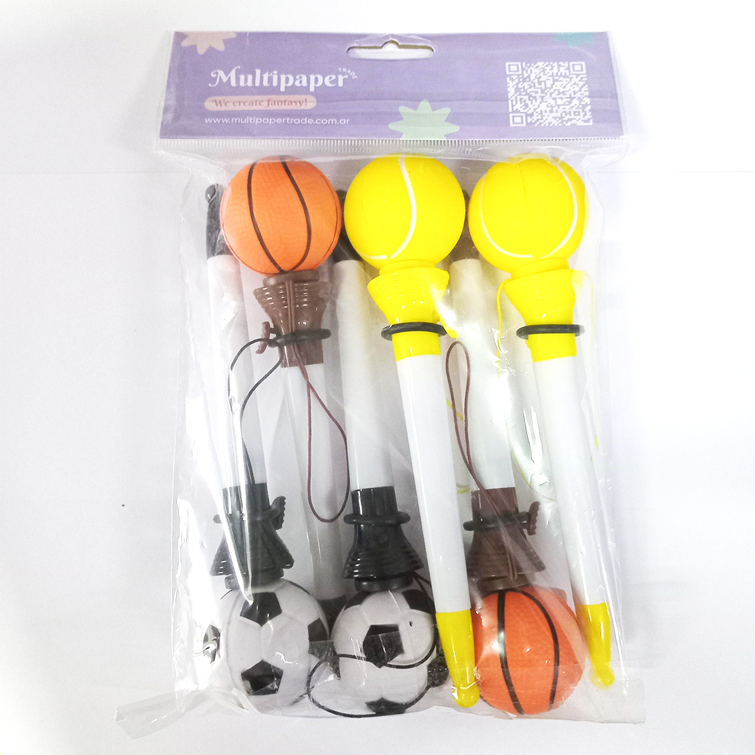  BOLIGRAFO MULTIPAPER LANZADOR SPORTS  BLISTER X6