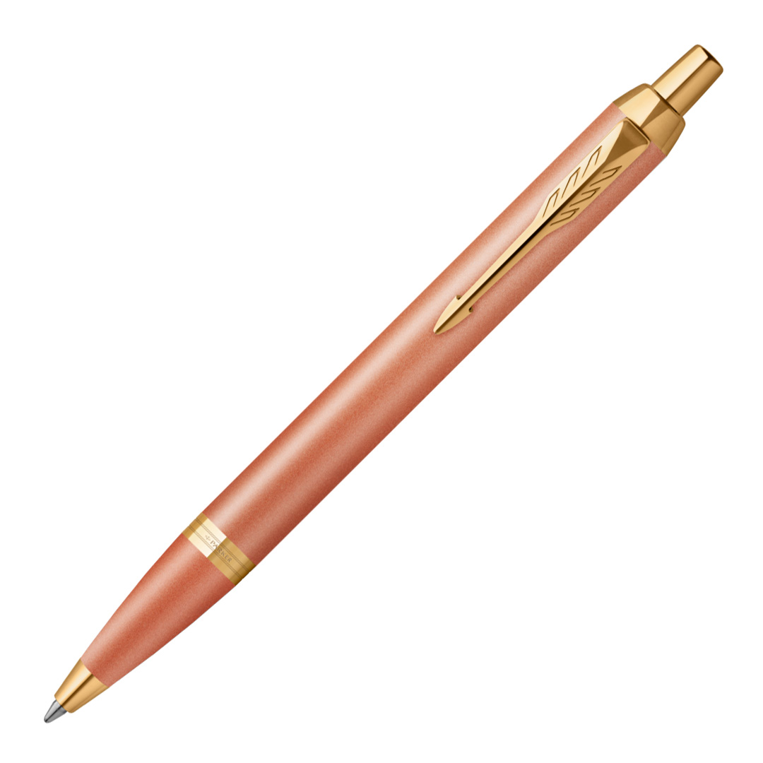  BOLIGRAFO PARKER IM PREMIUM NARANJA CLIP  DORADO