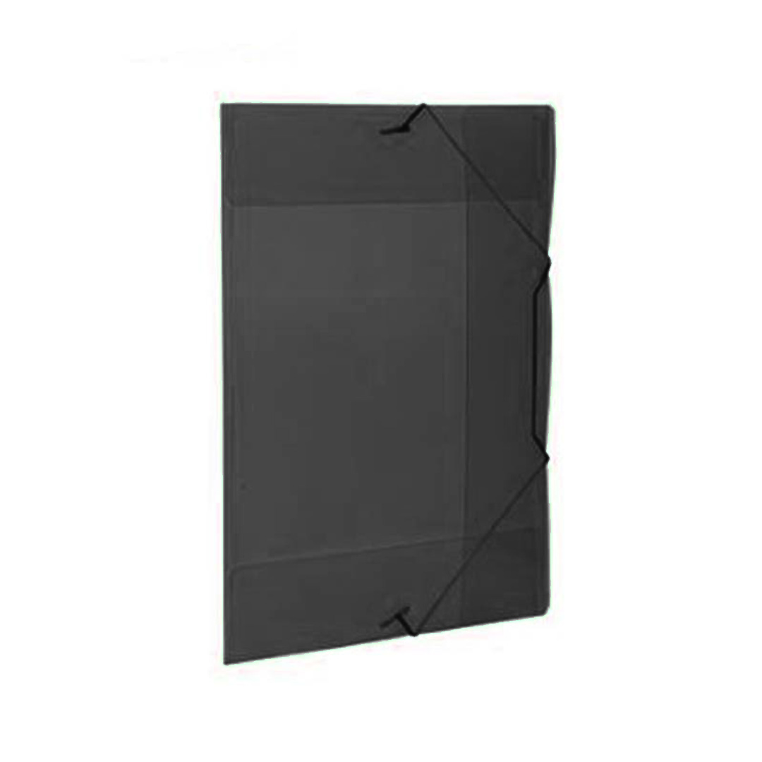  CARPETA 3 SOLAPAS N6 THE PEL PP NEGRACON ELASTICO