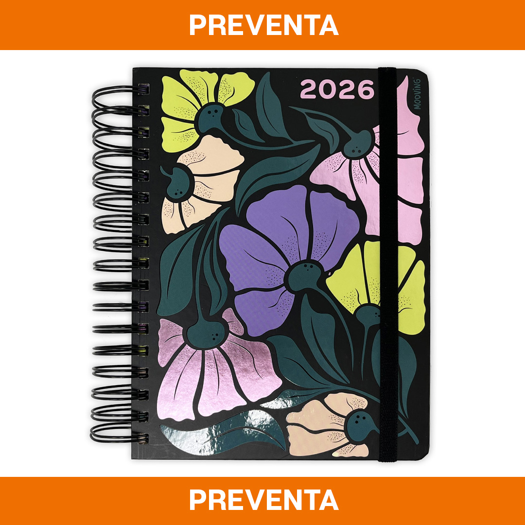  AGENDA MOOVING 16.5 X 22 DIA POR PAGINA GARDEN