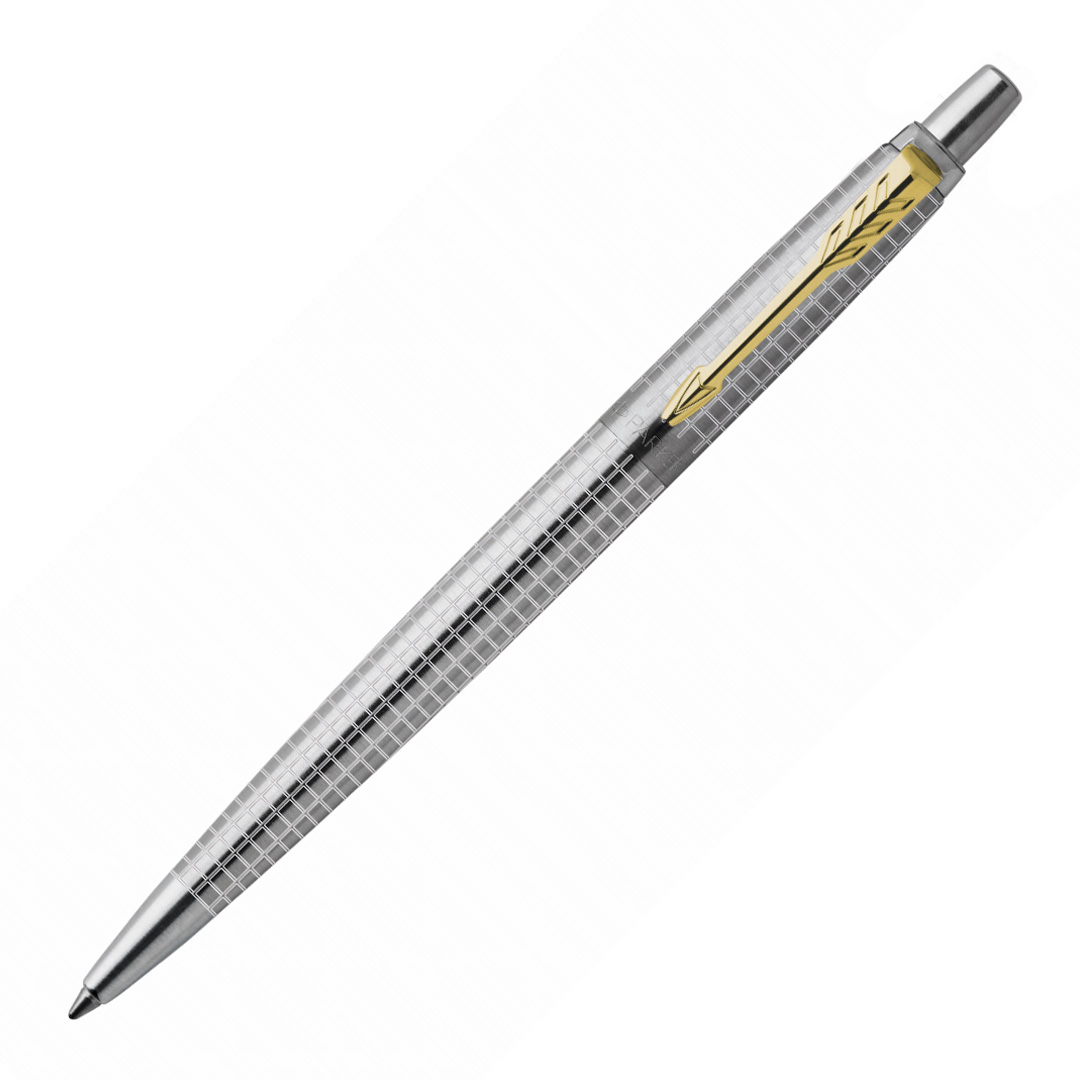  BOLIGRAFO PARKER JOTTER 70 TH PLATEADO;
CLIP DORADO
