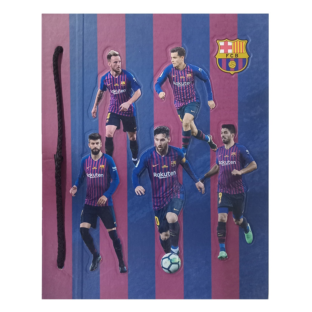  CARPETA ESCOLAR TAPA N3 MOOVING  BARCELONA FC