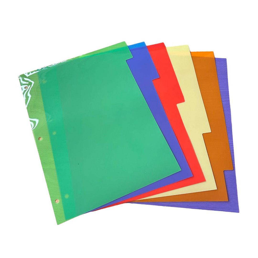  SEPARADOR A4 THE PEL PP 6 HOJAS CON  LENGUETA