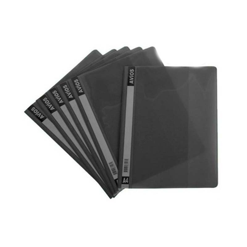  CARPETA BASE OPACA AVIOS OFICIO X12  NEGRO