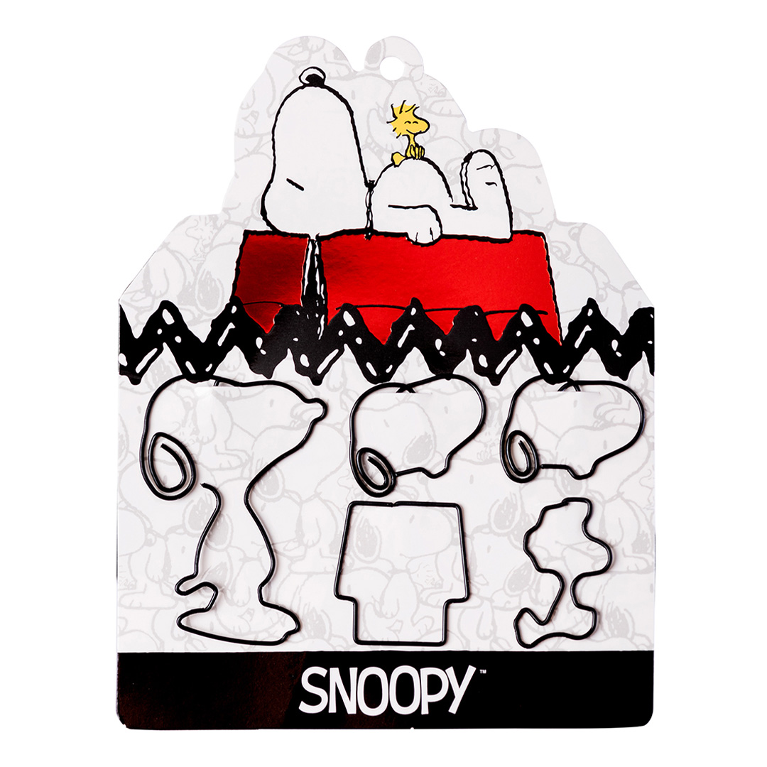  CLIPS MOOVING PAPER CLIP FORMA SNOOPY X6