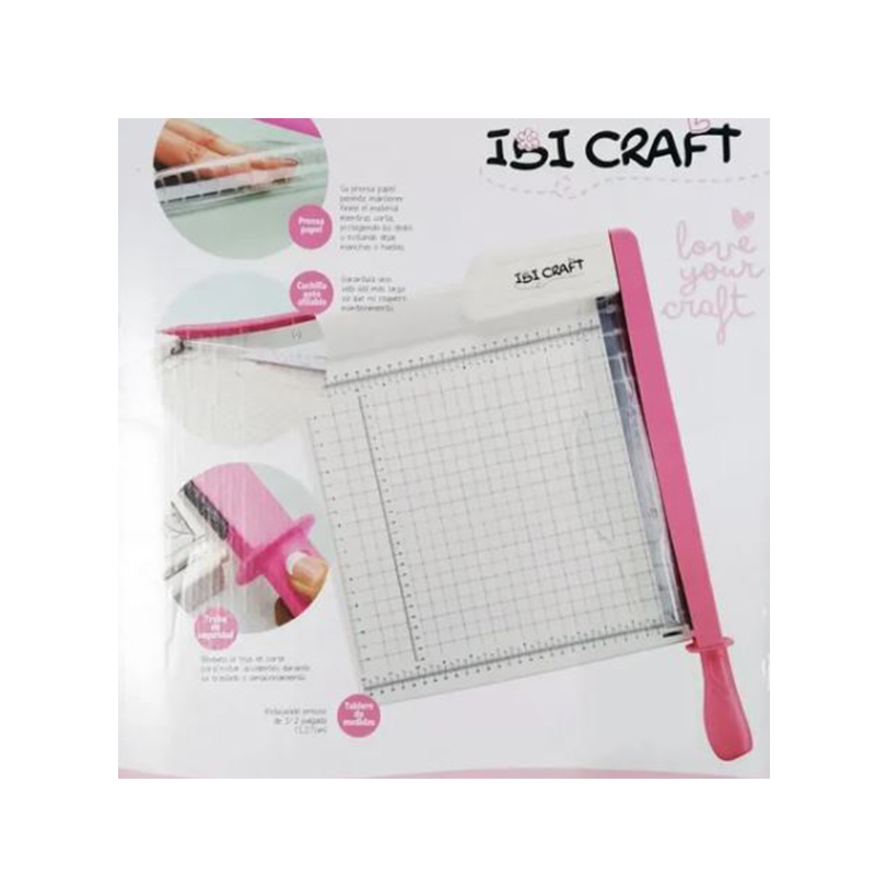  GUILLOTINA A PALANCA IBICRAFT A4 320MM;
CRAFTER ROSA