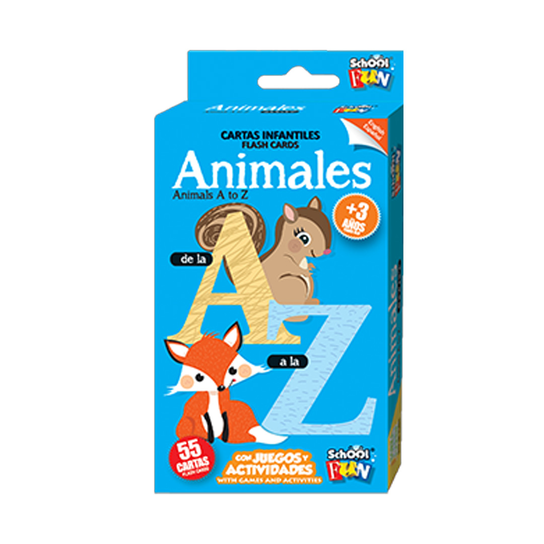  CARTAS EDUCATIVAS PLOW ANIMALES DE LA A A LA Z