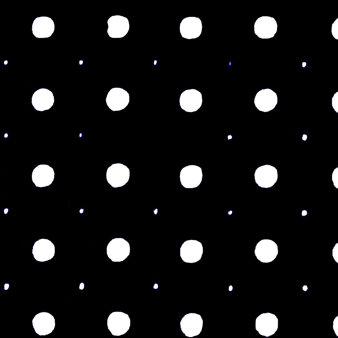  GOMA EVA CALADA ASB LUNARES CHICO 40X60 X10 NEGRO