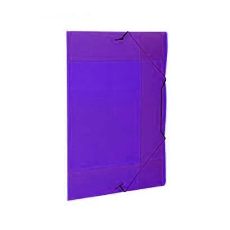  CARPETA 3 SOLAPAS N6 THE PEL PP VIOLETA CON ELASTICO