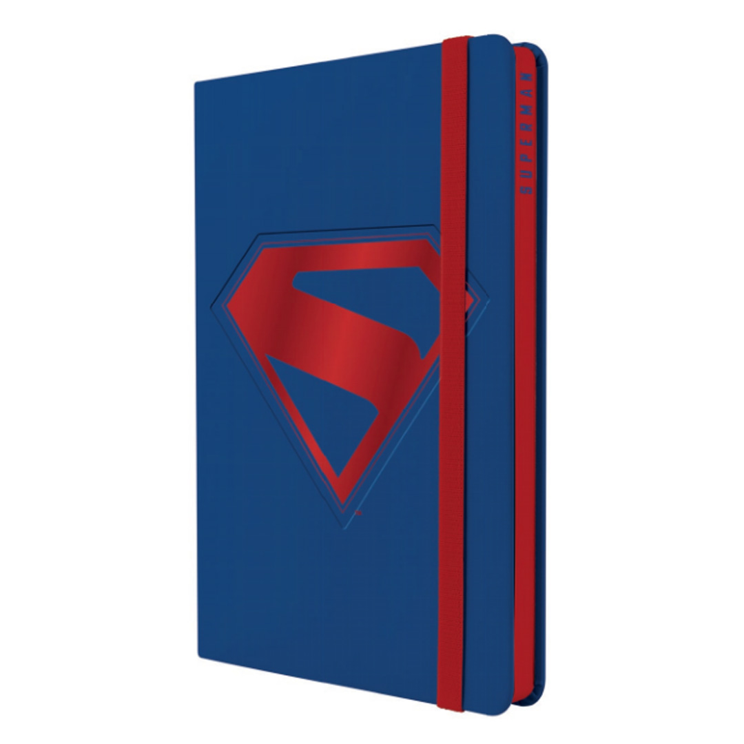  CUADERNO MOOVING A5 TAPA DURA PU  SUPERMAN 96H RAYADO